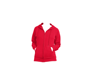 Fruit of the Loom Lady-Fit Lightweight Hooded Jacket