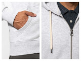 Kariban - Men’s vintage zipped hooded sweatshirt