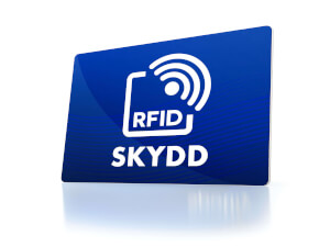 Anti-skimming kortsköld med tryck - RFID