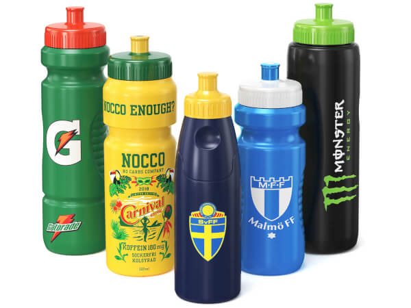 Sportflaskor med tryck