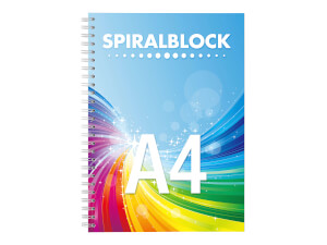 Spiralblock A4 - Konfigurationsbild