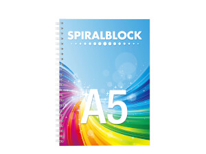 Spiralblock A5 - Konfigurationsbild